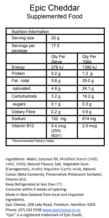 Plant-Based Original Cheddar