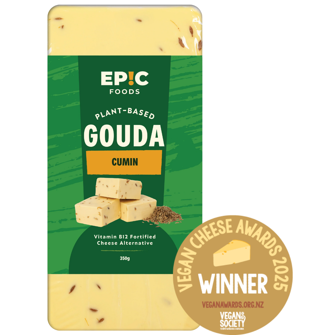 Plant-Based Cumin Gouda