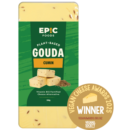 Plant-Based Cumin Gouda