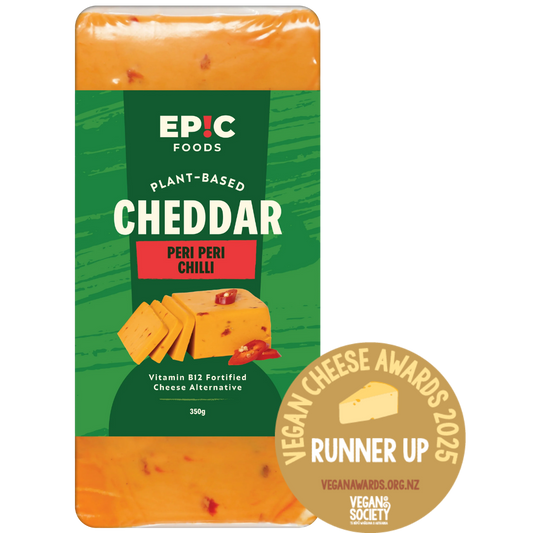 Plant-Based Peri Peri Chilli Cheddar