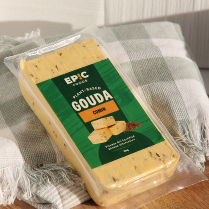 Plant-Based Cumin Gouda